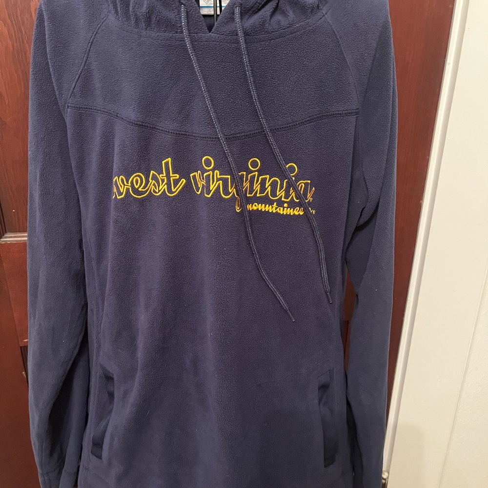 Columbia- West Virginia Women's Navy Hoodie